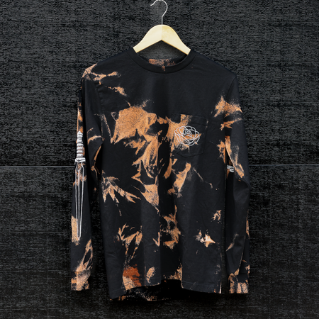 Dyed "War of Roses" Shop Shirt, Long-Sleeve