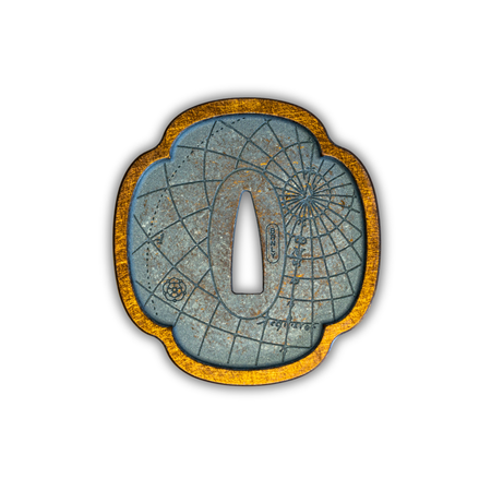 Titanium Tsuba Coin - Meridian