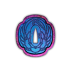 Titanium Tsuba Coin - Crane