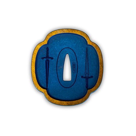 Dual Dagger Tsuba Challenge Coin