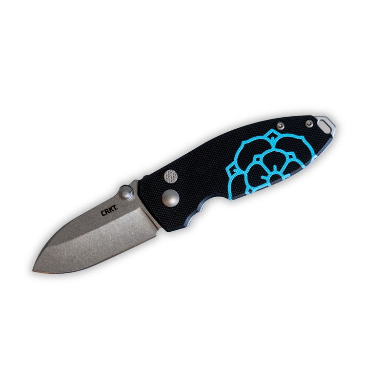 CRKT Squid Button Lock, Rose G10